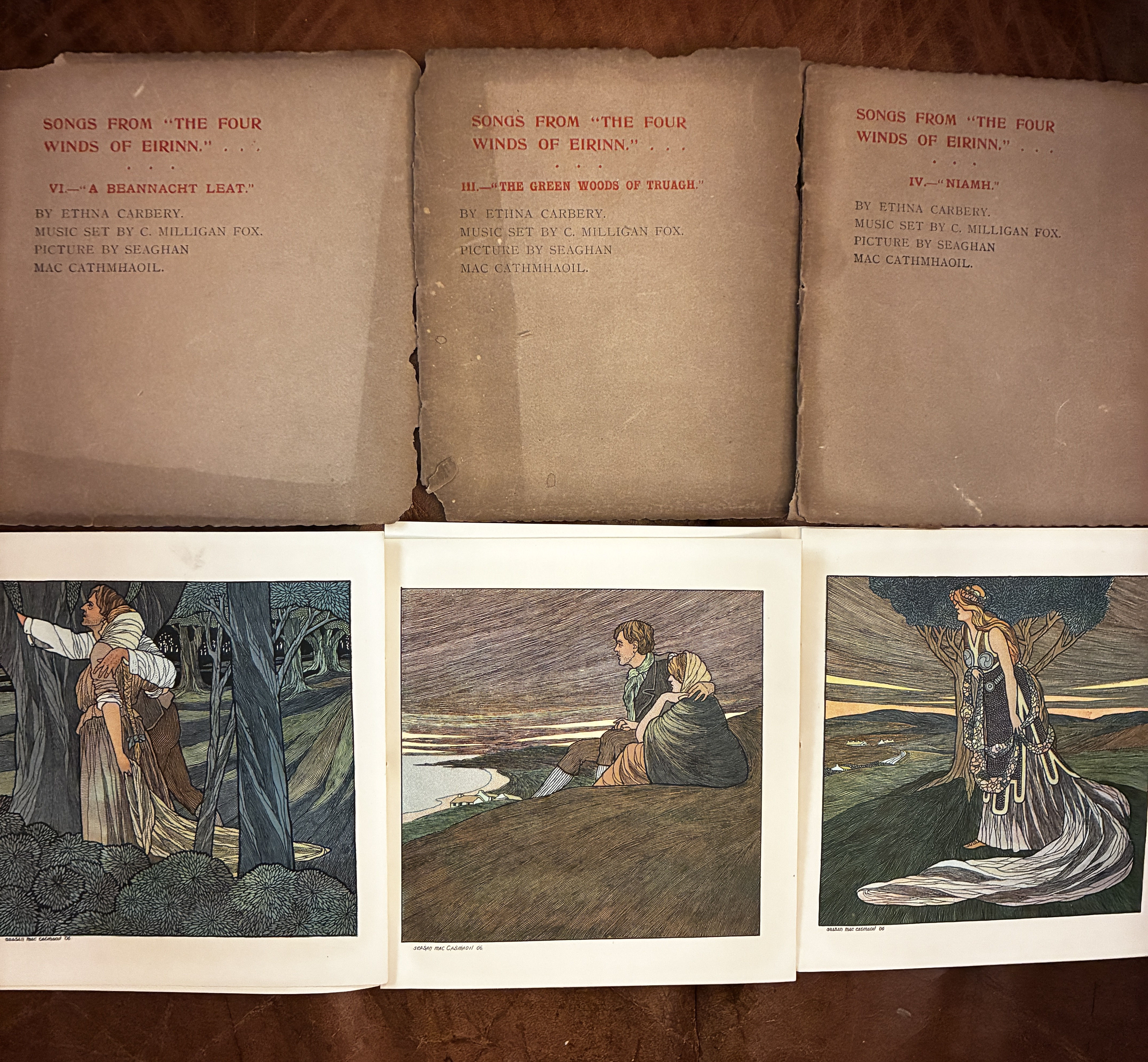Songs from the Four Winds Of Eirinn Three Original Booklets IV 