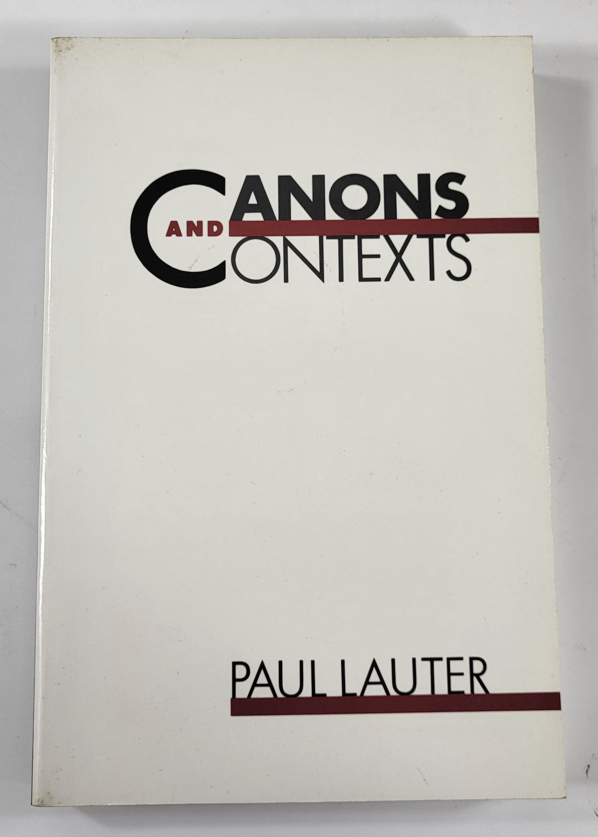 Image for Canons and Contexts Canons and Contexts