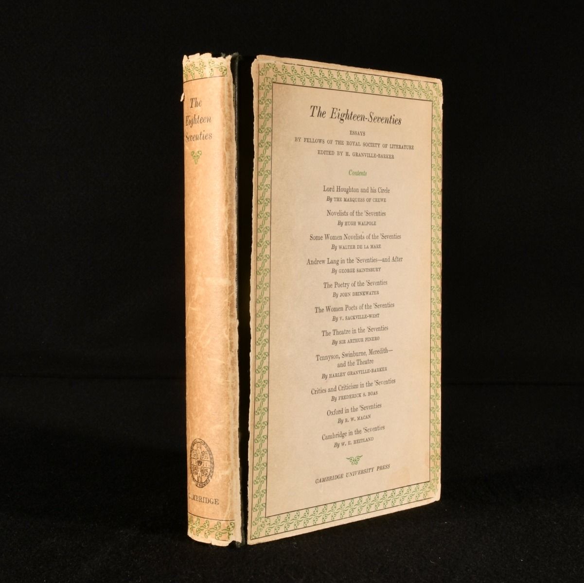 Harley Granville-Barker; Various - The Eighteen-Seventies