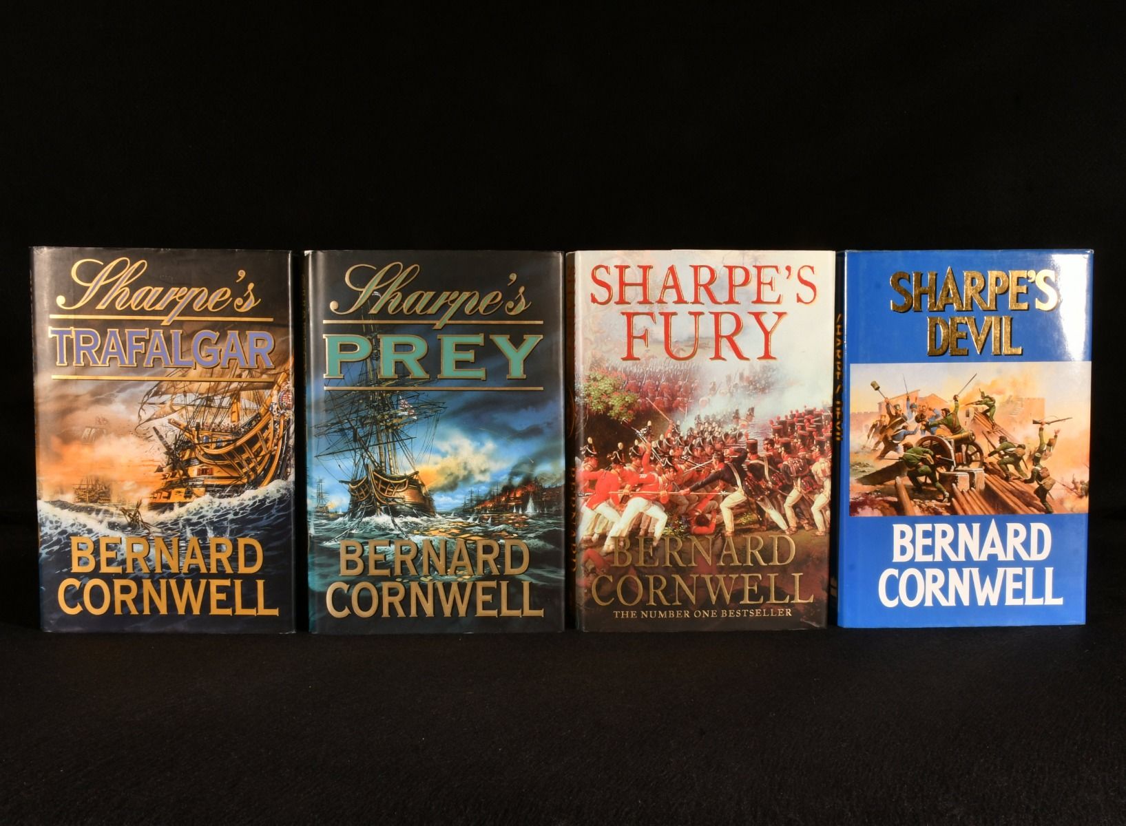 Bernard Cornwell - Sharpe&Apos;S Trafalgar; Sharpe&Apos;S Prey; Sharpe&Apos;S Fury; and Sharpe&Apos;S Devil