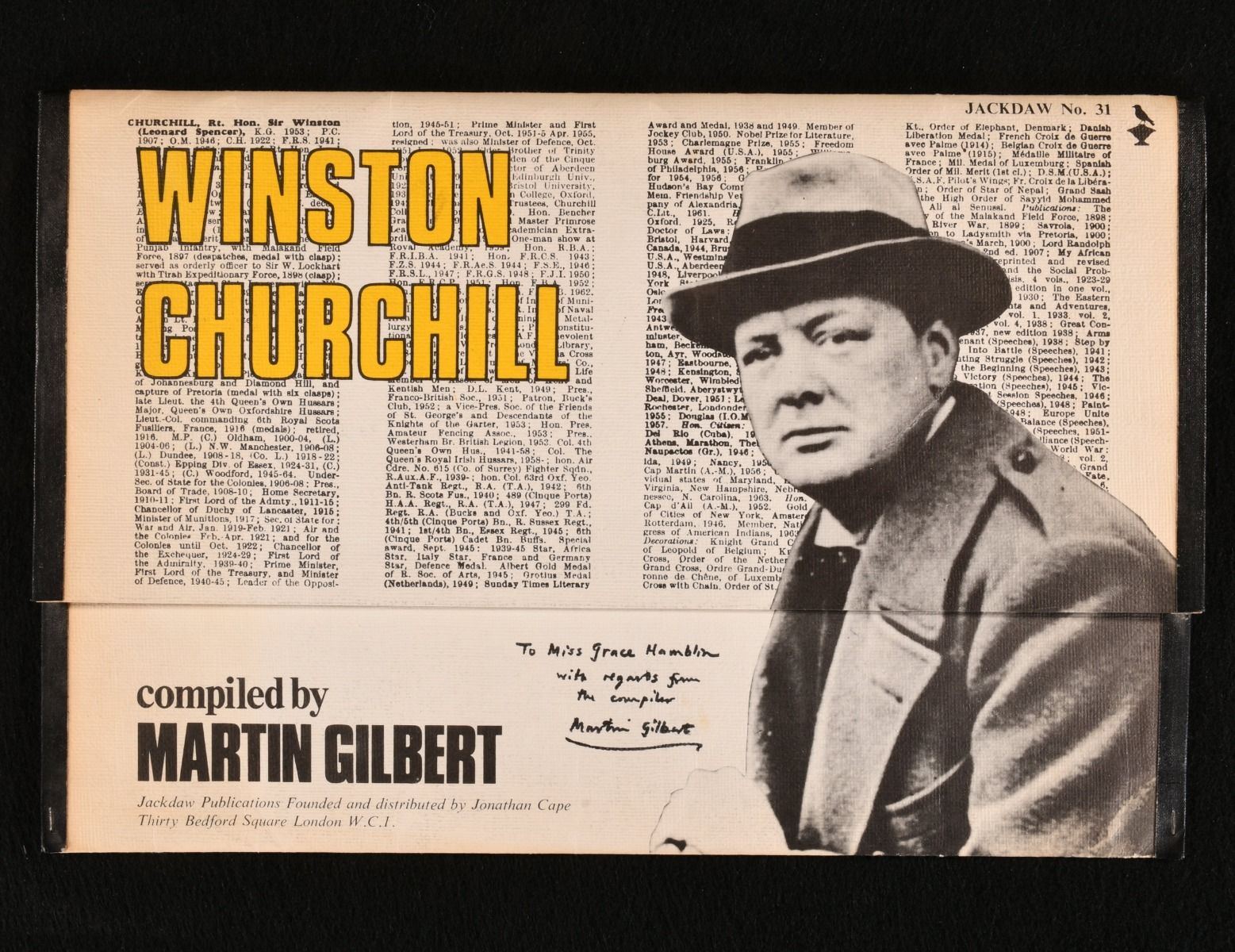 Martin Gilbert - Winston Churchill: Jackdaw No. 31
