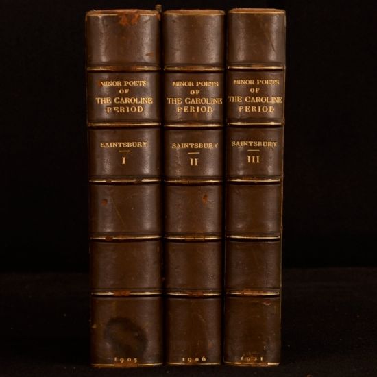 George Saintsbury (Editor) - Minor Poets of the Caroline Period