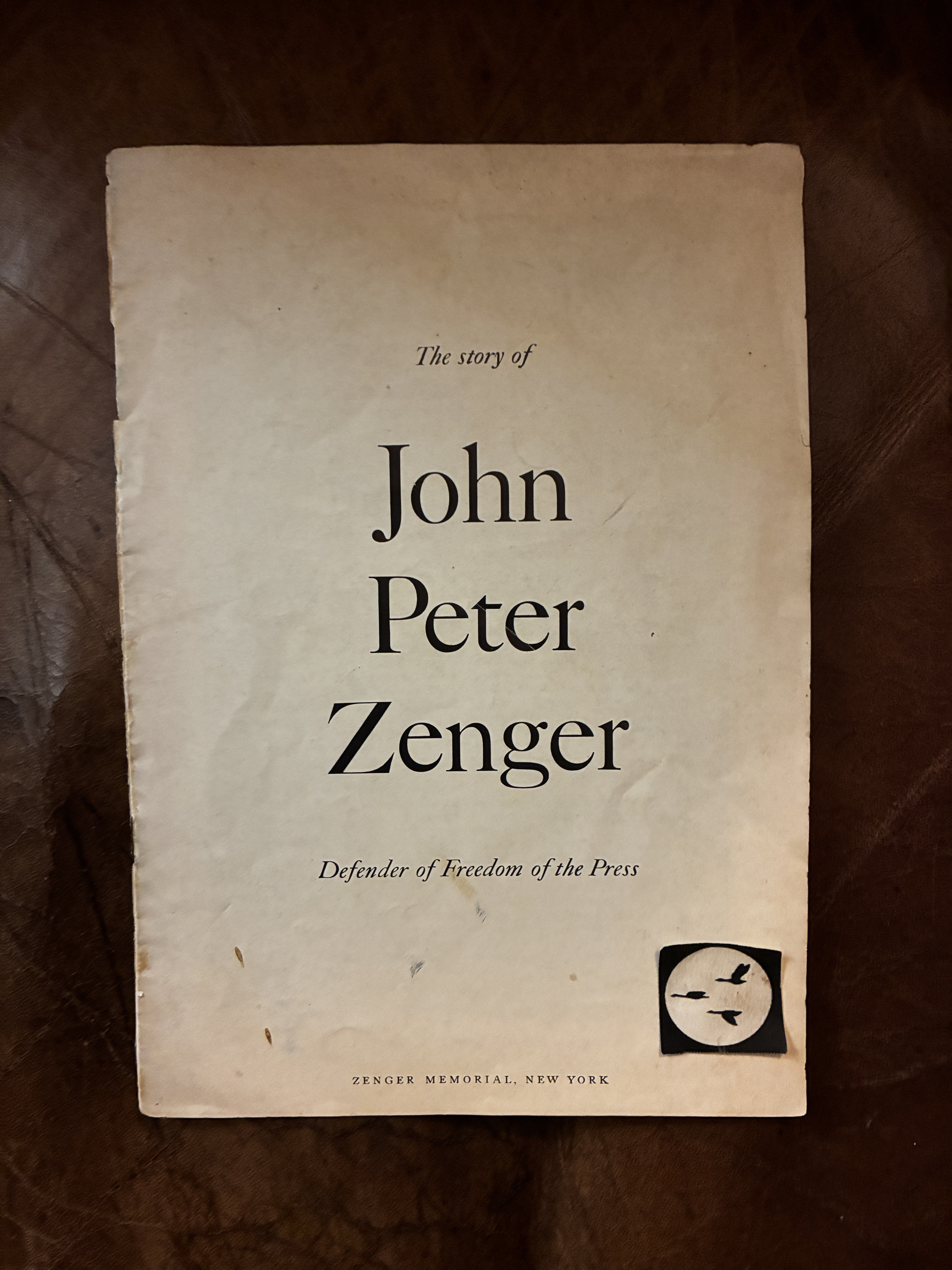 Image for The Story Of John Peter Zenger Defender Of Freedom Of The Press The Story Of John Peter Zenger Defender Of Freedom Of The Press