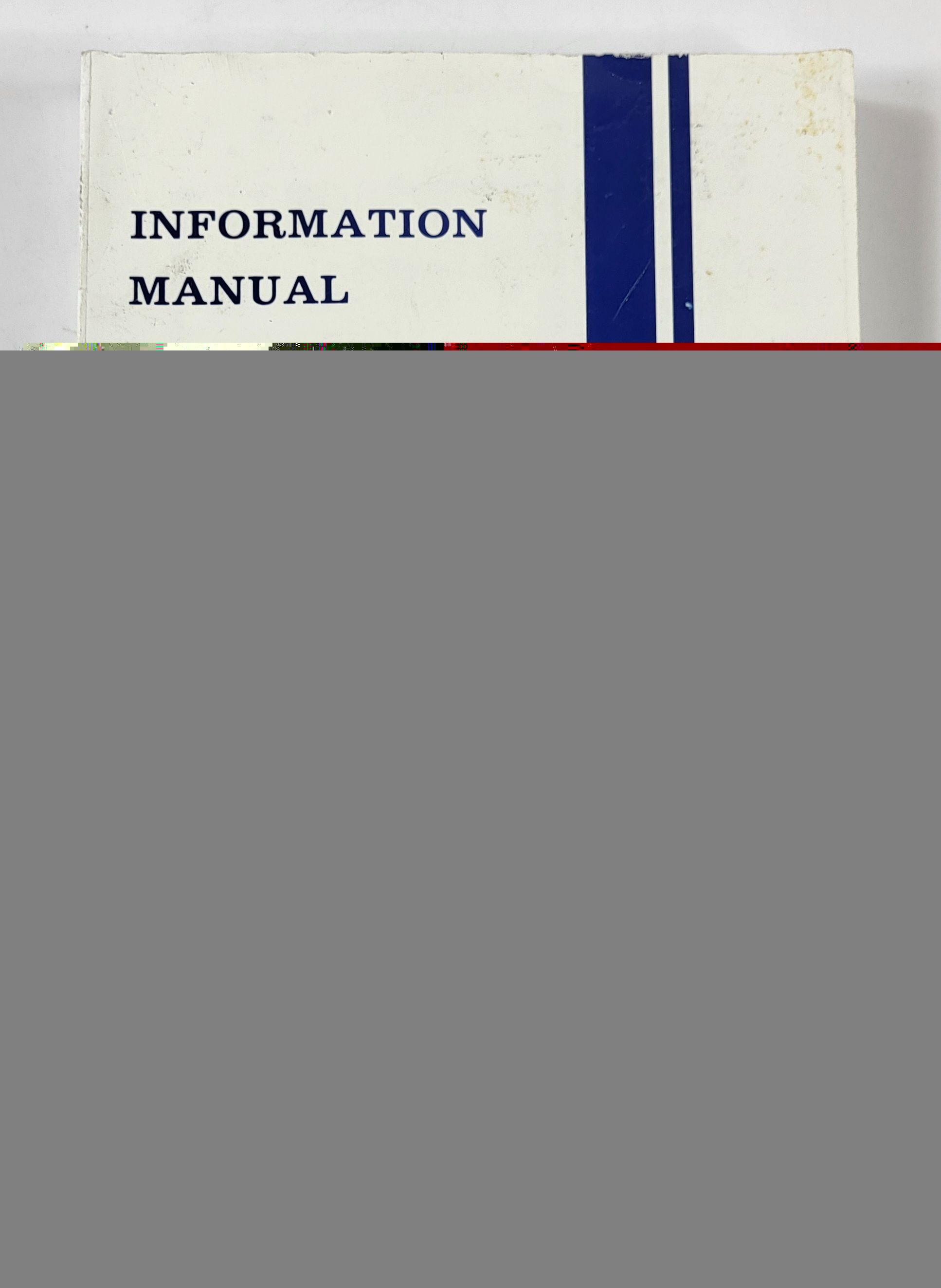 Image for Information Manual - 1981 Model 172P Skyhawk - Cessna Aircraft Company Information Manual - 1981 Model 172P Skyhawk - Cessna Aircraft Company