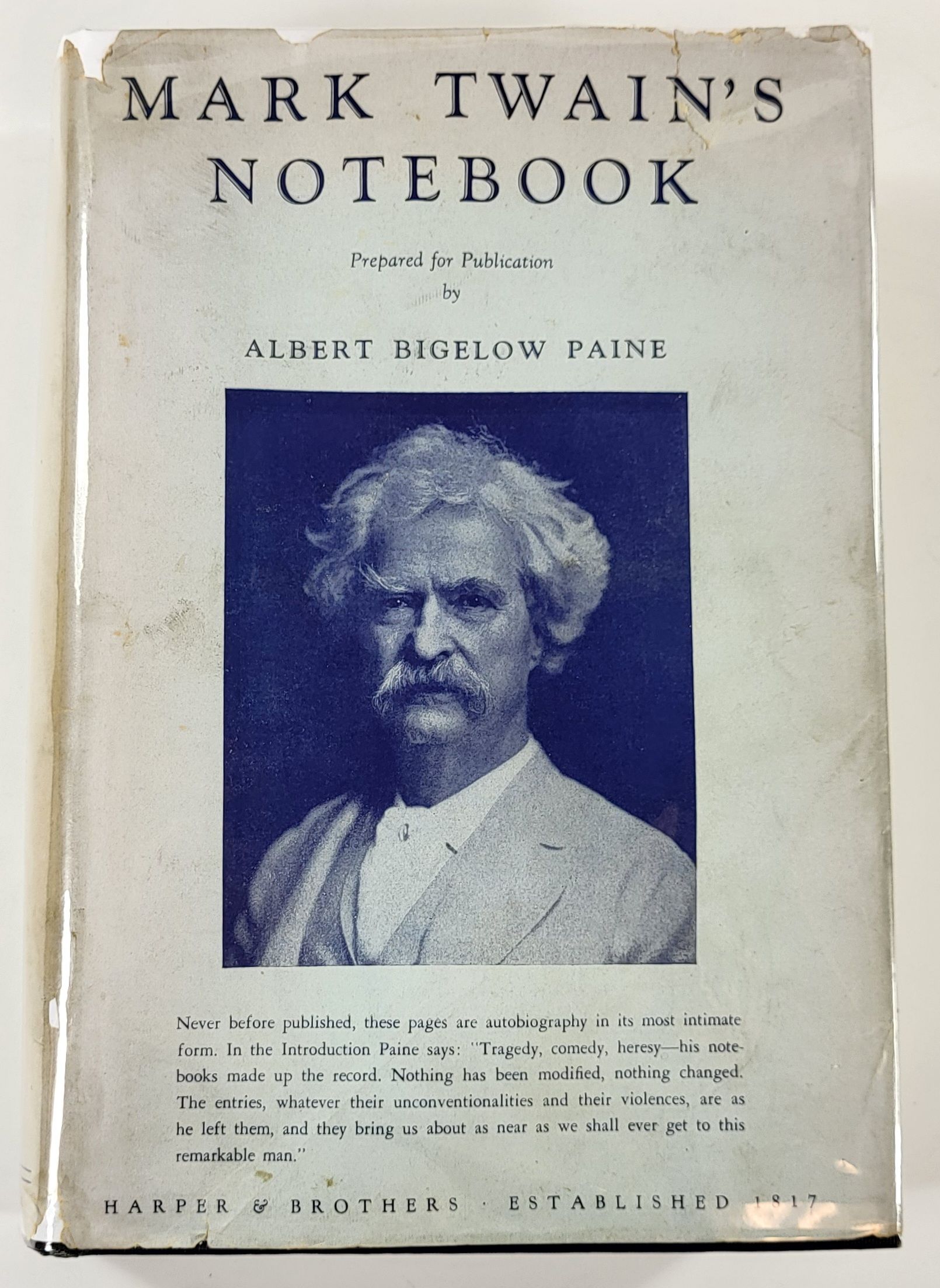 Image for Mark Twain's Notebook Mark Twain's Notebook