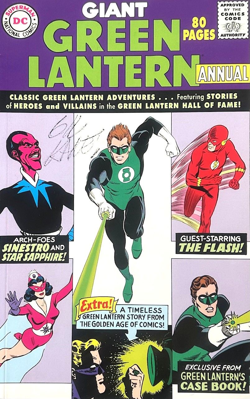 Giant Green Lantern Annual No. 1, 1963 Issue; Classic Green Lantern Adventures.Featuring Stories of Heroes and Villains in the Green Lantern Hall of Fame! [Signed by Gil Kane and Julius Schwartz]