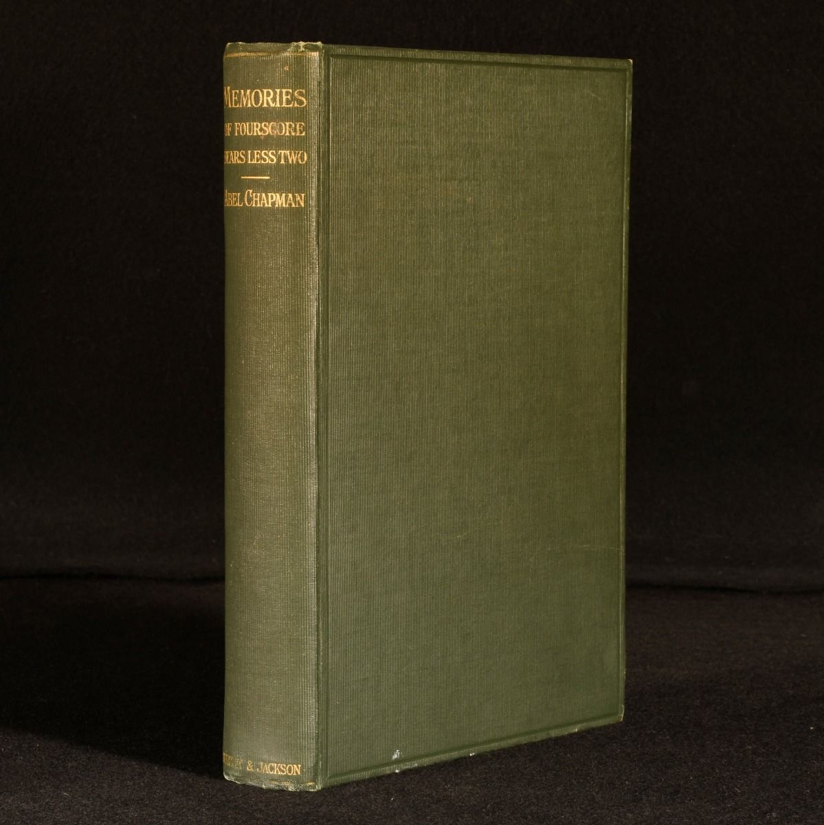Abel Chapman; George Bolam - Memories of Fourscore Years Less Two 1851-1929