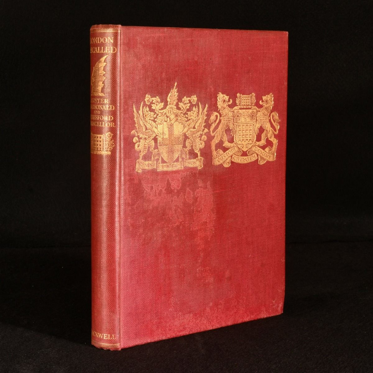 E. Beresford Chancellor - London Recalled; Being a Topographical Description of the Collection of Water-Colour Drawings by W. Alister Macdonald in the Guildhall Art Gallery