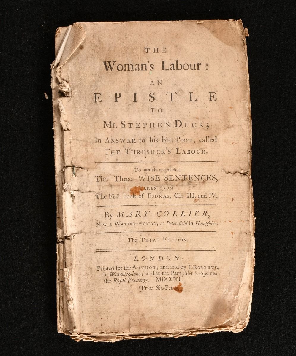 Mary Collier - The Woman&Apos;S Labour an Epistle to Mr Stephen Duck in Answer to His Late Poem Called the Thresher&Apos;S Labour