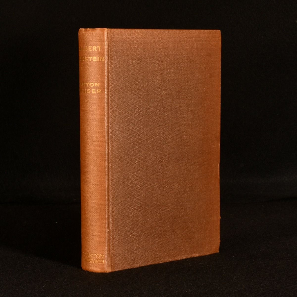 Anton Reiser [Rudolf Kayser]; Albert Einstein - Albert Einstein: A Biographical Portrait