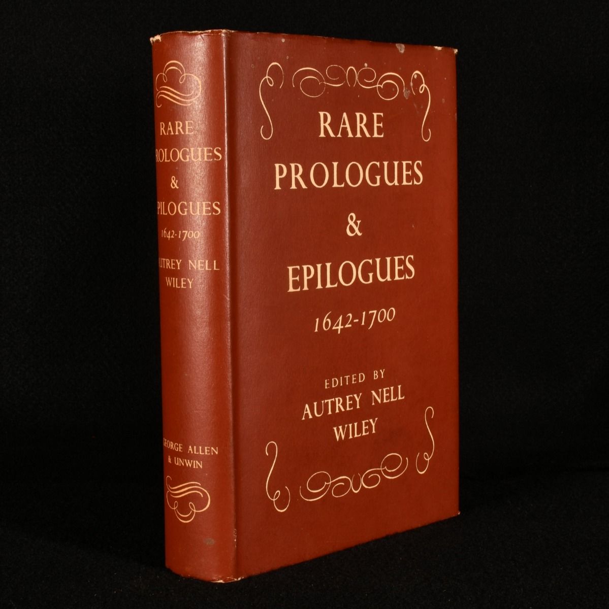 Autrey Nell Wiley ed. - 1940 Rare Prologues and Epilogues 1642-1700