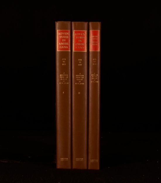 Wilberforce Eames - Adventures in Americana 1492-1897 with Americana Collection of Herschel V Jones: A Check List [1473-1926]