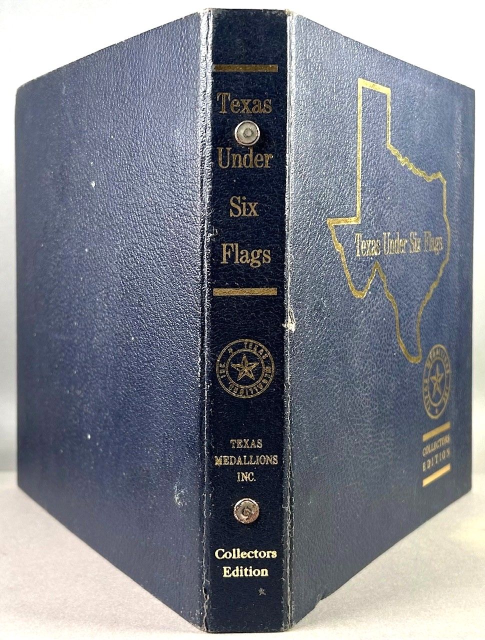 Texas Under Six Flags [Commemorative Sterling Silver Medal Album]