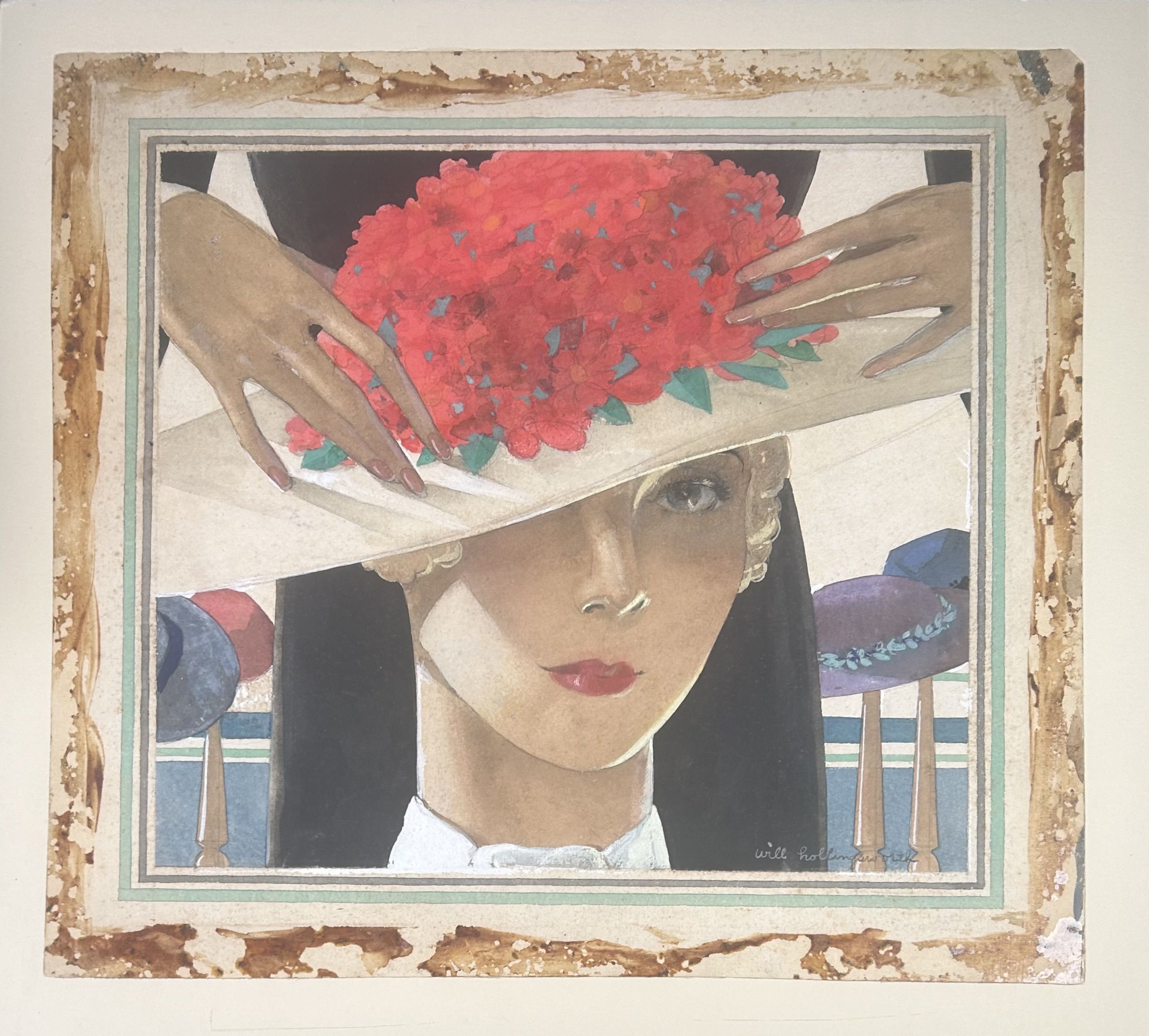 Original Cover Illustration for Woman's Home Companion, April, 1934 [Signed]
