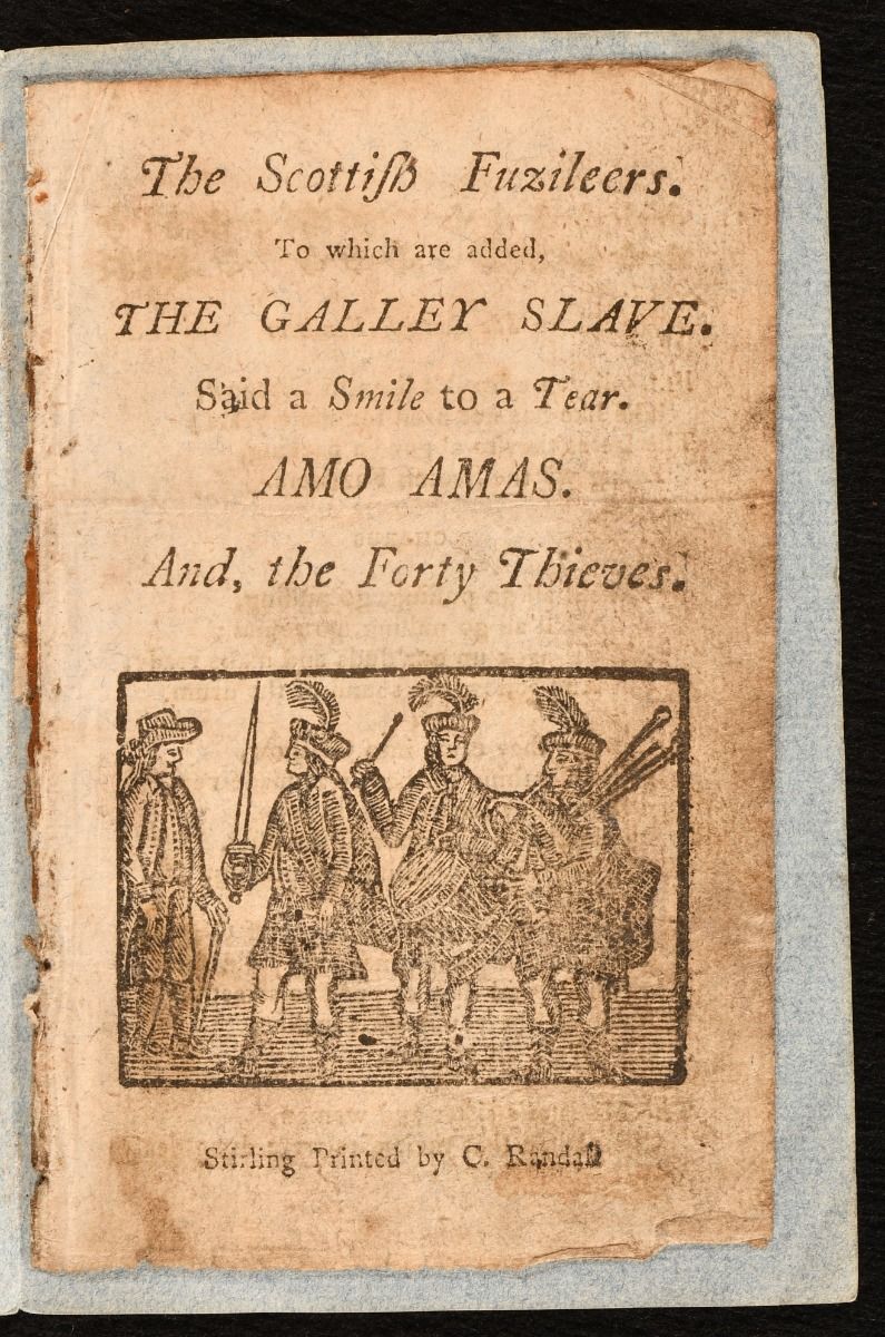 Royal Scots Fusiliers - The Scottish Fuzileers. To Which Are Added the Galley Slave. Said a Smile to a Tear - Amo Amas. And. The Forty Thieves.
