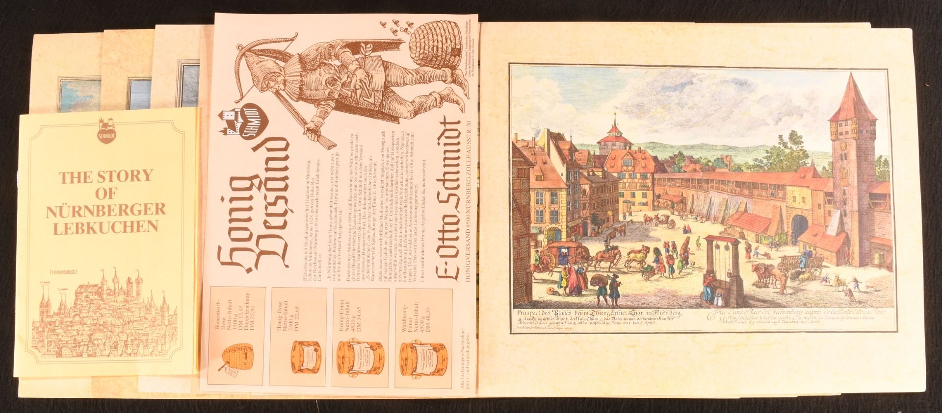  - Lebkuchen Pamphlet and Collection of Nuremberg Art Prints