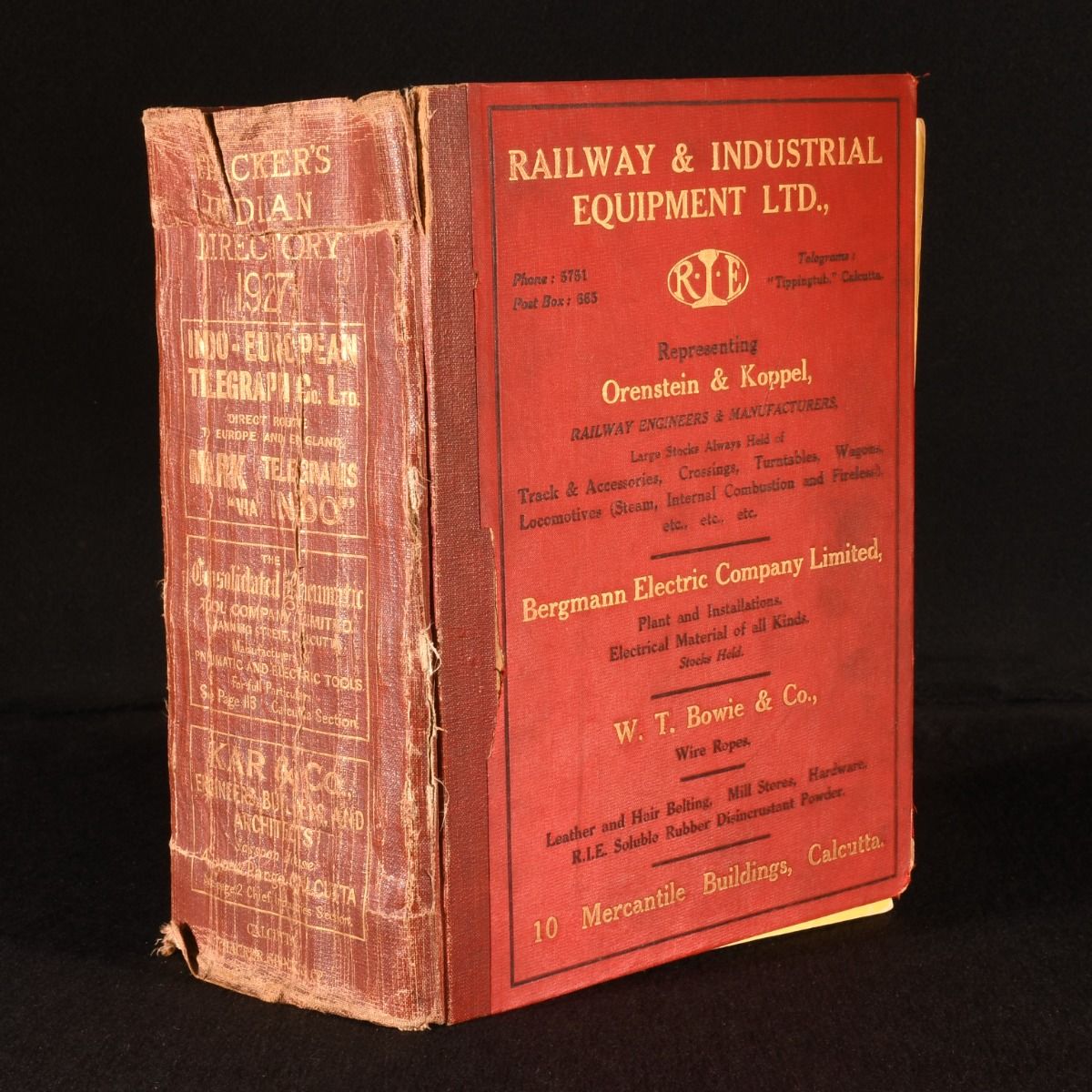 Thacker's Directories, Ltd - Thacker&Apos;S Indian Directory 1927, Embracing the Whole of the Indian Empire