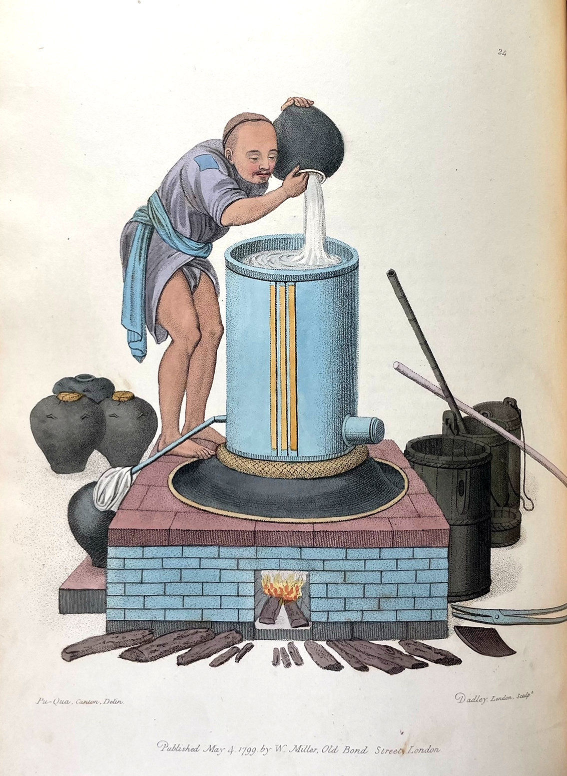 The Costume of China; Illustrated by Sixty Engravings; with Explanations in English and French. [Costumes de la Chine]