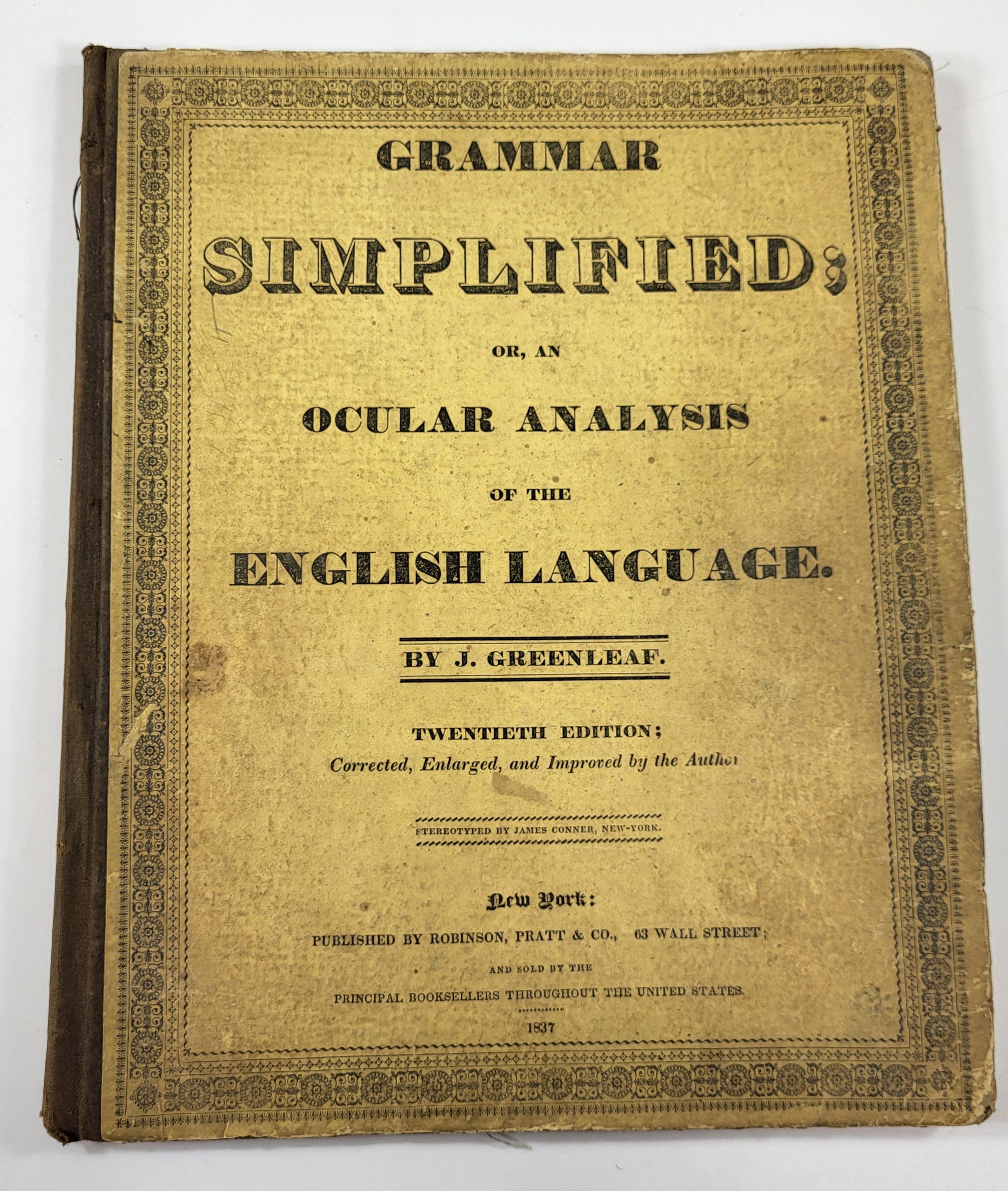 Image for Grammar Simplified; or an Ocular Analysis of the English Language Grammar Simplified; or an Ocular Analysis of the English Language