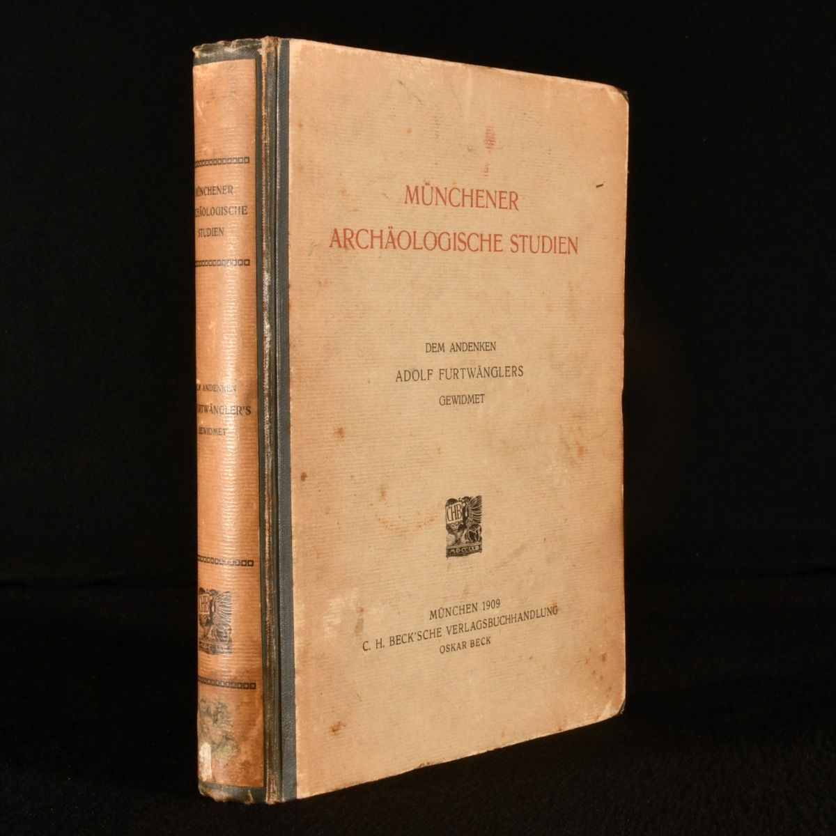 Adolf Furtwangler - Munchener Archaologische Studien