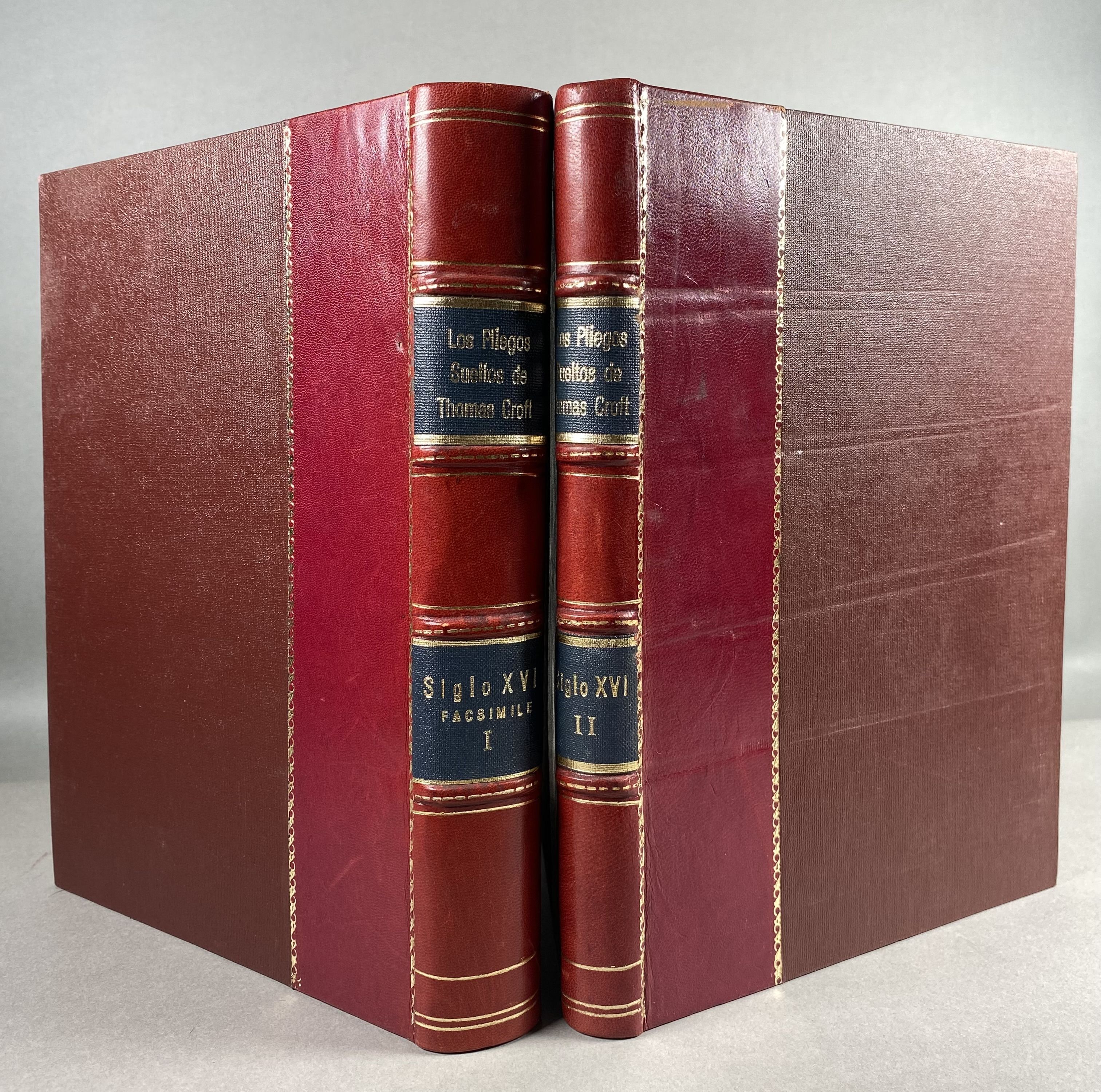 Los Pliegos Sueltos de Thomas Croft (Siglo XVI) [Two Volume Limited Facsimile Set]