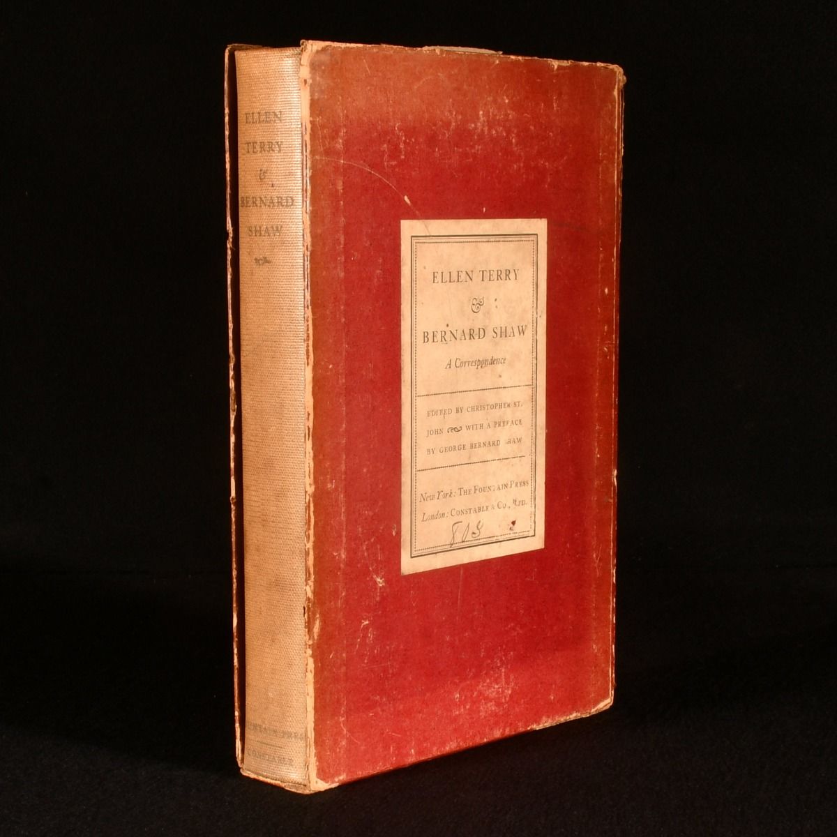 Christopher St. John [ed.]; Ellen Terry; Bernard Shaw - Ellen Terry and Bernard Shaw: A Correspondence