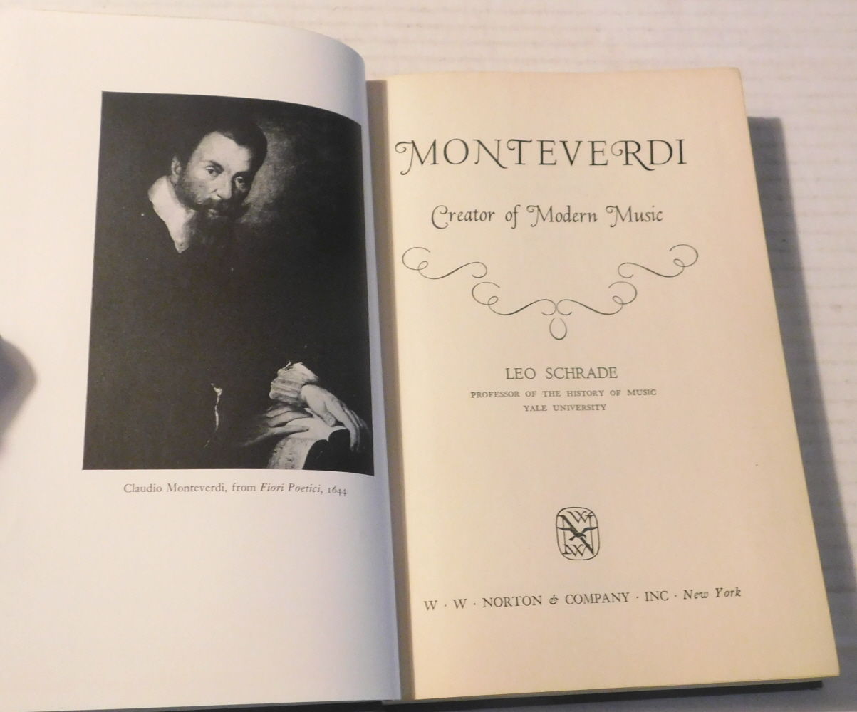MONTEVERDI, CREATOR OF MODERN MUSIC.
