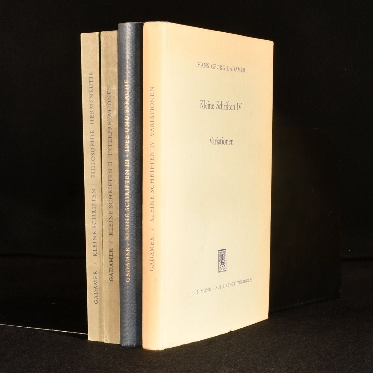 Hans-Georg Gadamer - Kleine Schriften I II III IV