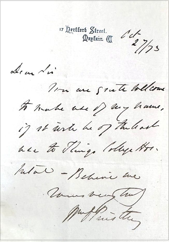 Image for Autograph letter signed to unknown recipient. Autograph letter signed to unknown recipient.