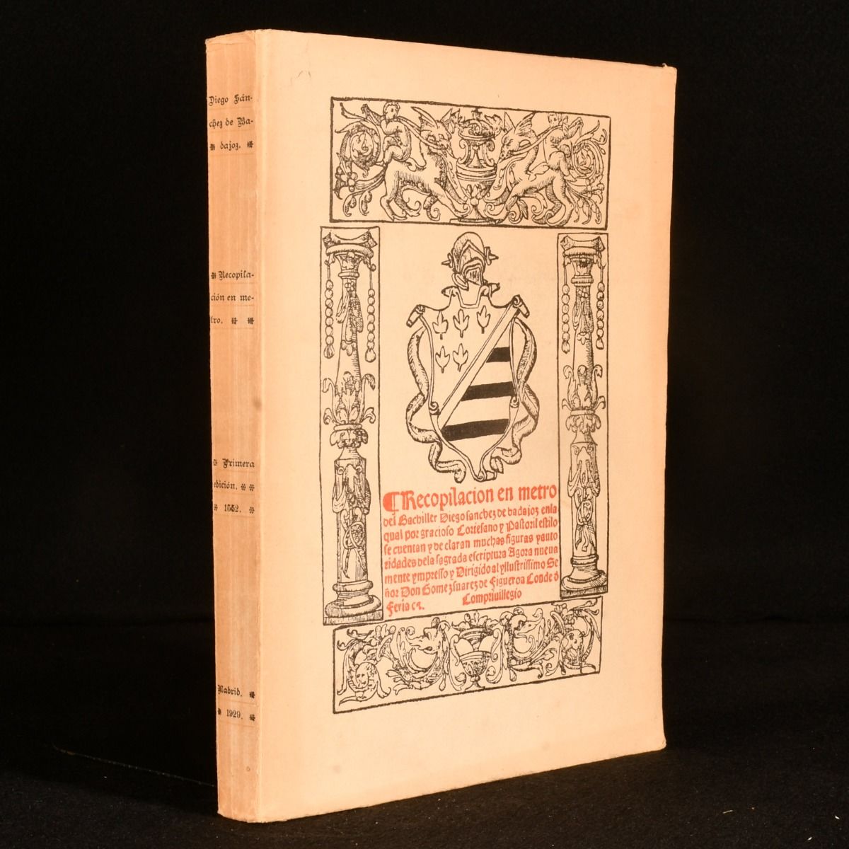 Diego Sanchez de Badajoz - Recopilacion En Metro Del Bachiller Diego Sanche de Badajoz (Sevilla 1554) Reproducida En Facsimile