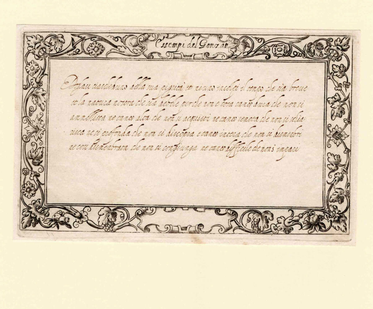 Image for 17th Century MANUSCRIPT ITALIAN CALLIGRAPHY: An Essay on Capability. 17th Century MANUSCRIPT ITALIAN CALLIGRAPHY: An Essay on Capability.
