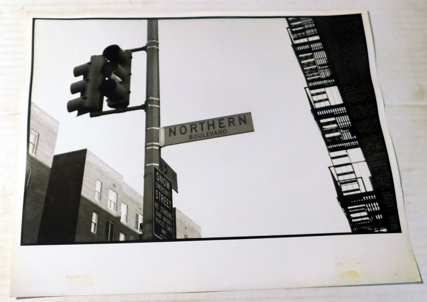 [NORTHERN BOULEVARD]: AN ORIGINAL PHOTOGRAPH by the American Photographer CHARLES HARBUTT.
