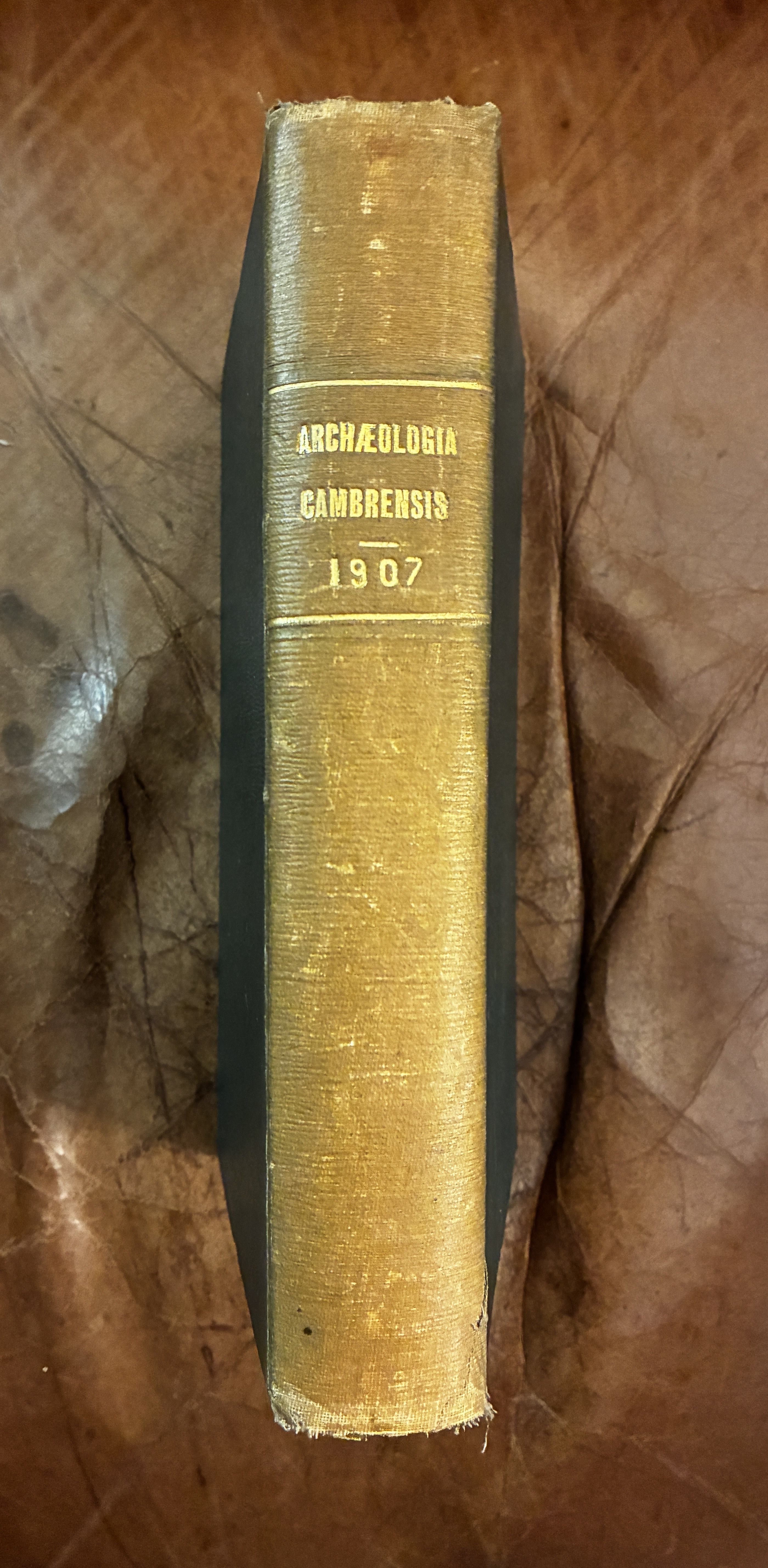 The Capel Mair Stone Archaeologia Cambrensis Vol.VII Sixth Series 1907 Original Hardcover