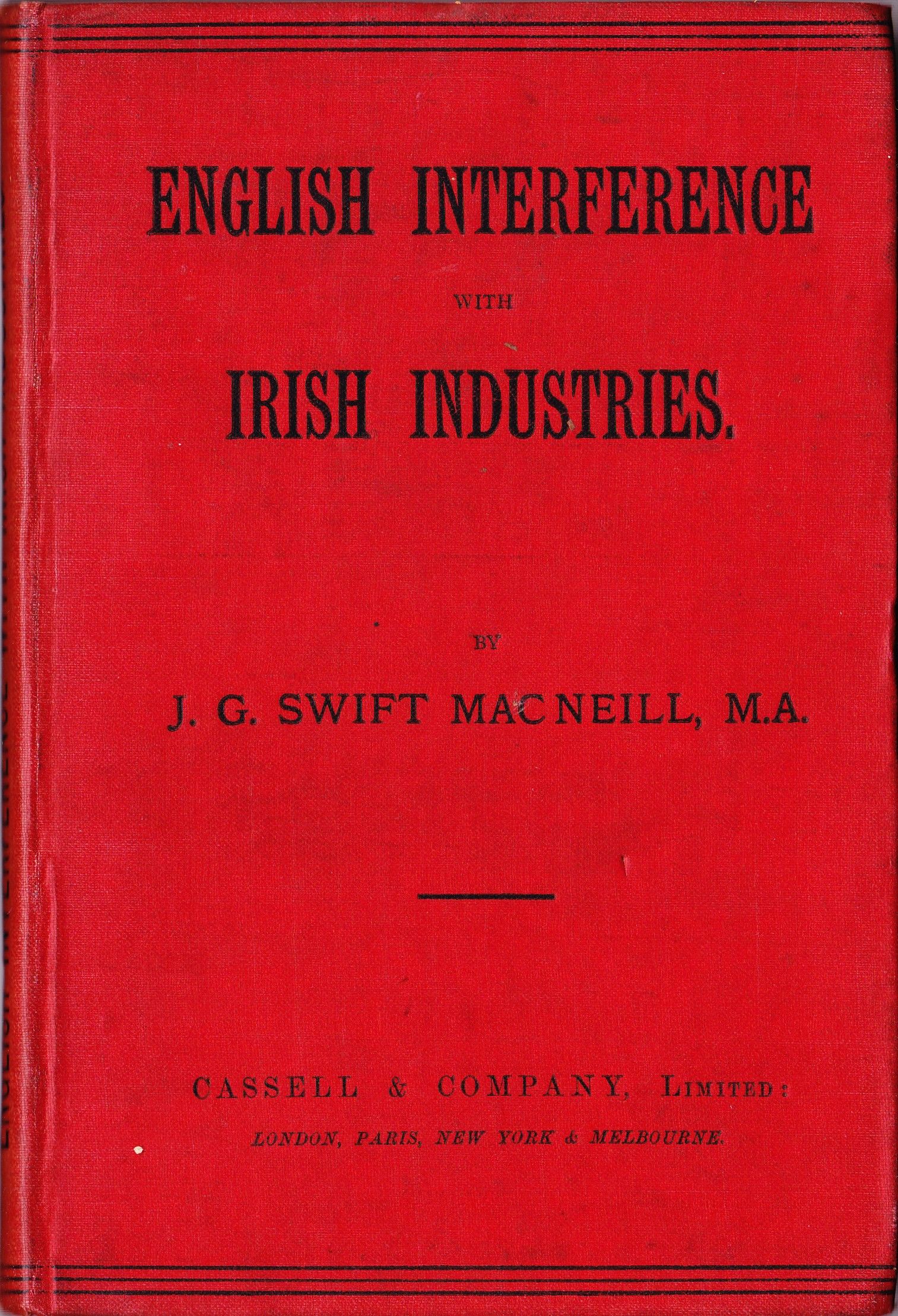English Interference with Irish Industries