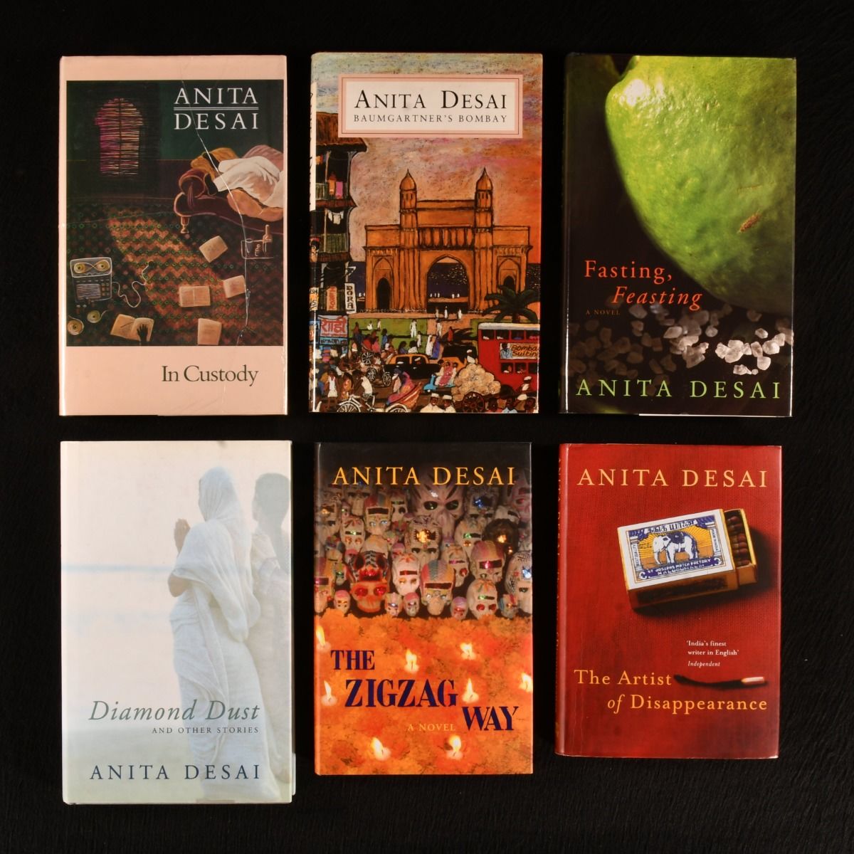 Anita Desai - In Custody; Baumgartner&Apos;S Bombay; Fasting, Feasting; Diamond Dust and Other Stories; the Zigzag Way; the Artist of Disappearance: Three Novellas