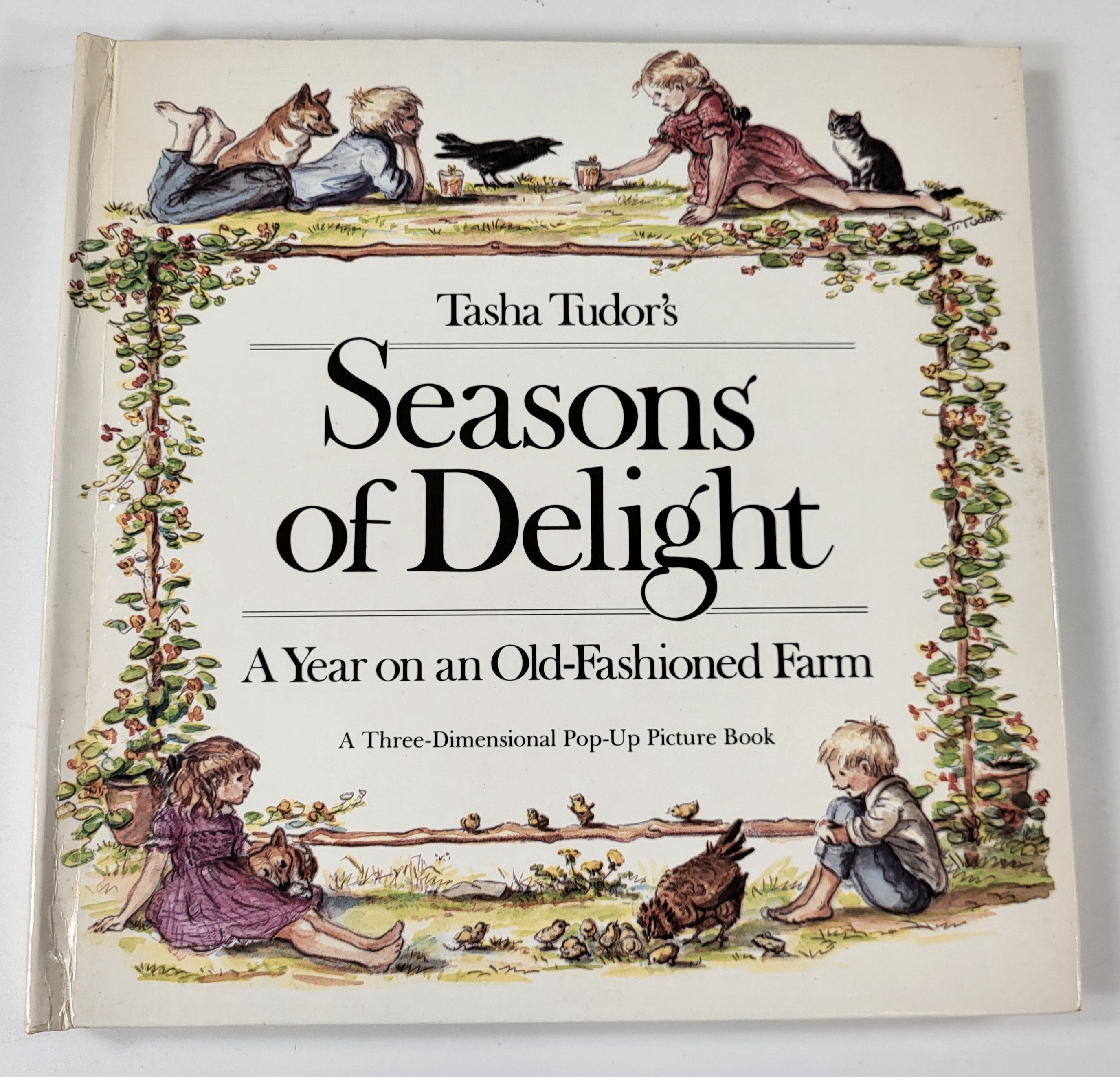 Tasha Tudor's Seasons of Delight: A Year on an Old-Fashioned Farm- A Three-Dimensional Pop-Up Picture Book