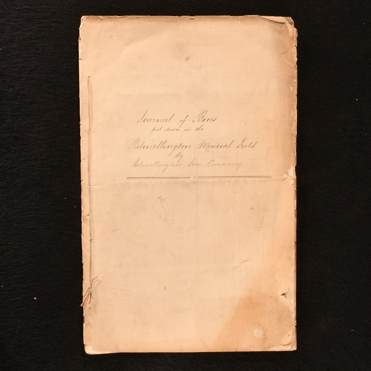 Dalmellington Iron Company - Journal of Bores Put Down in the Dalmellington Mineral Field