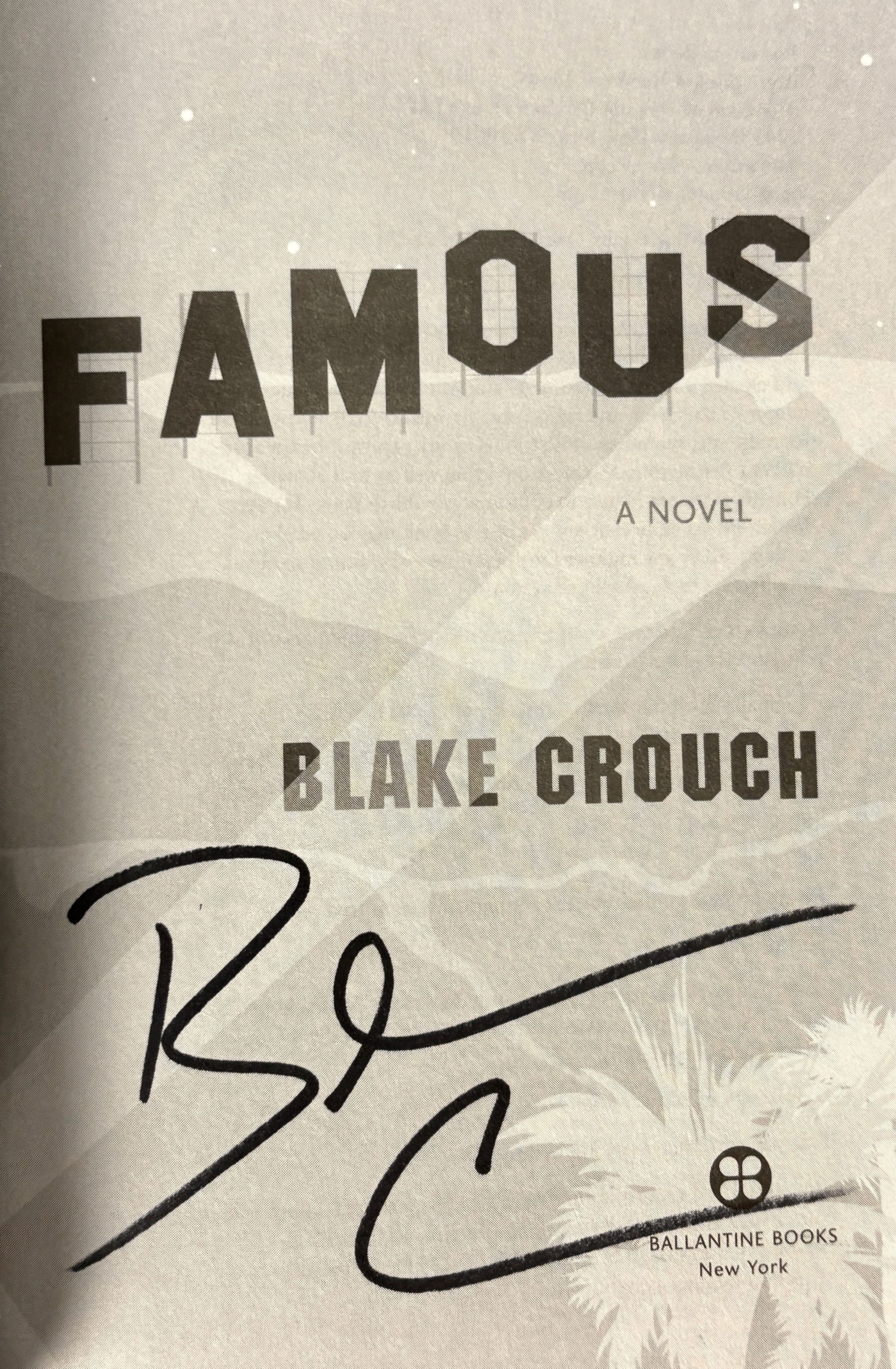 Famous (Signed Trade Paperback)
