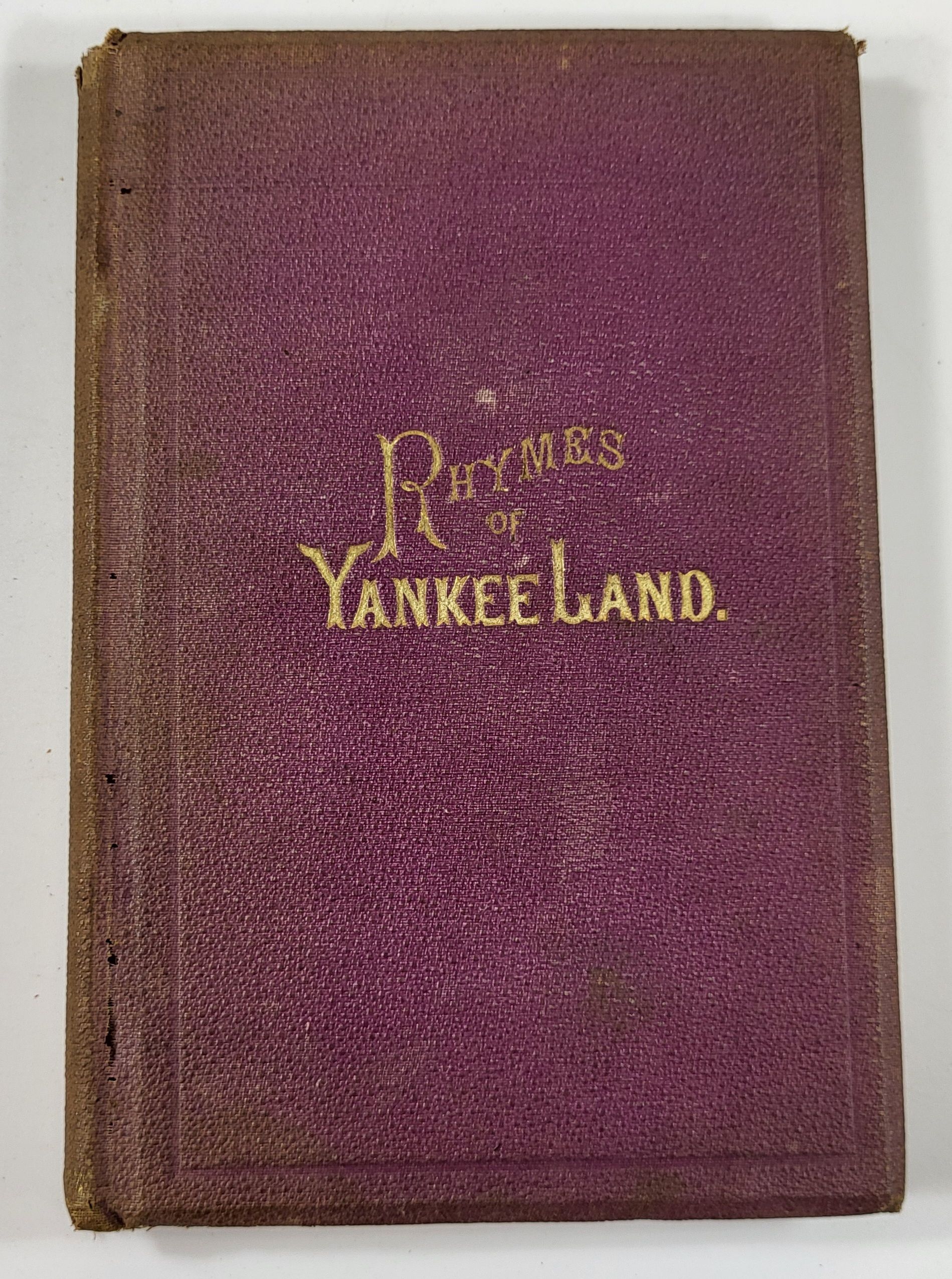 Image for Rhymes of Yankee Land Rhymes of Yankee Land