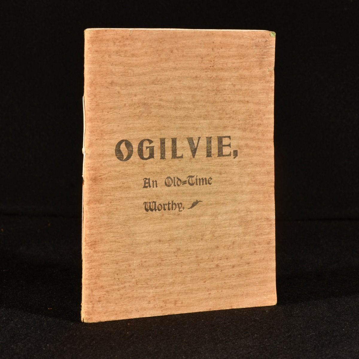 'J. A. A.' - Ogilvie: An Old-Time Worthy