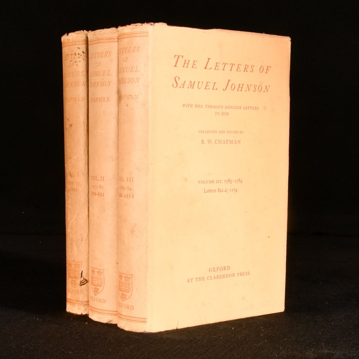 R. W. Chapman - The Letters of Samuel Johnson