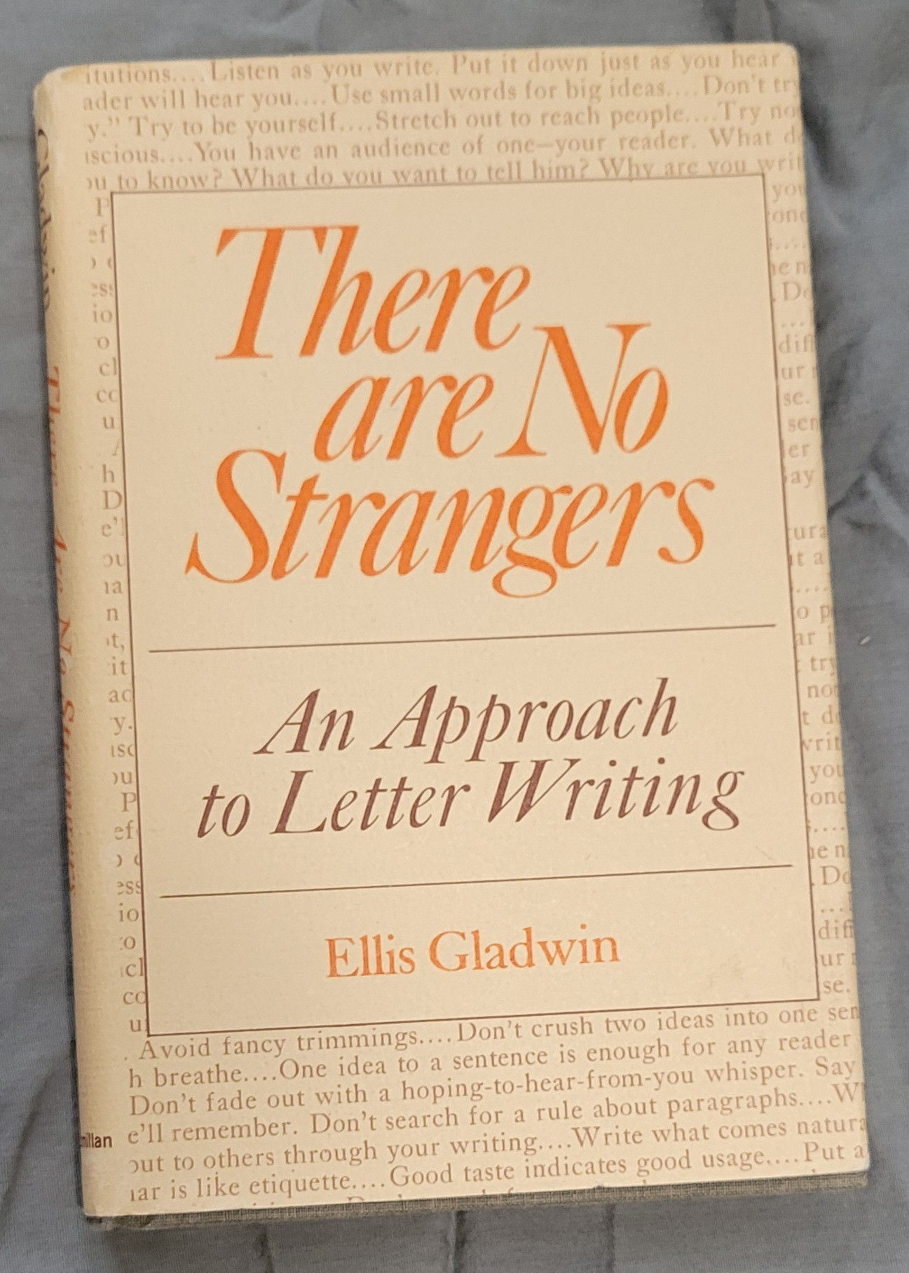 There are No Strangers: An Approach to Letter Writing