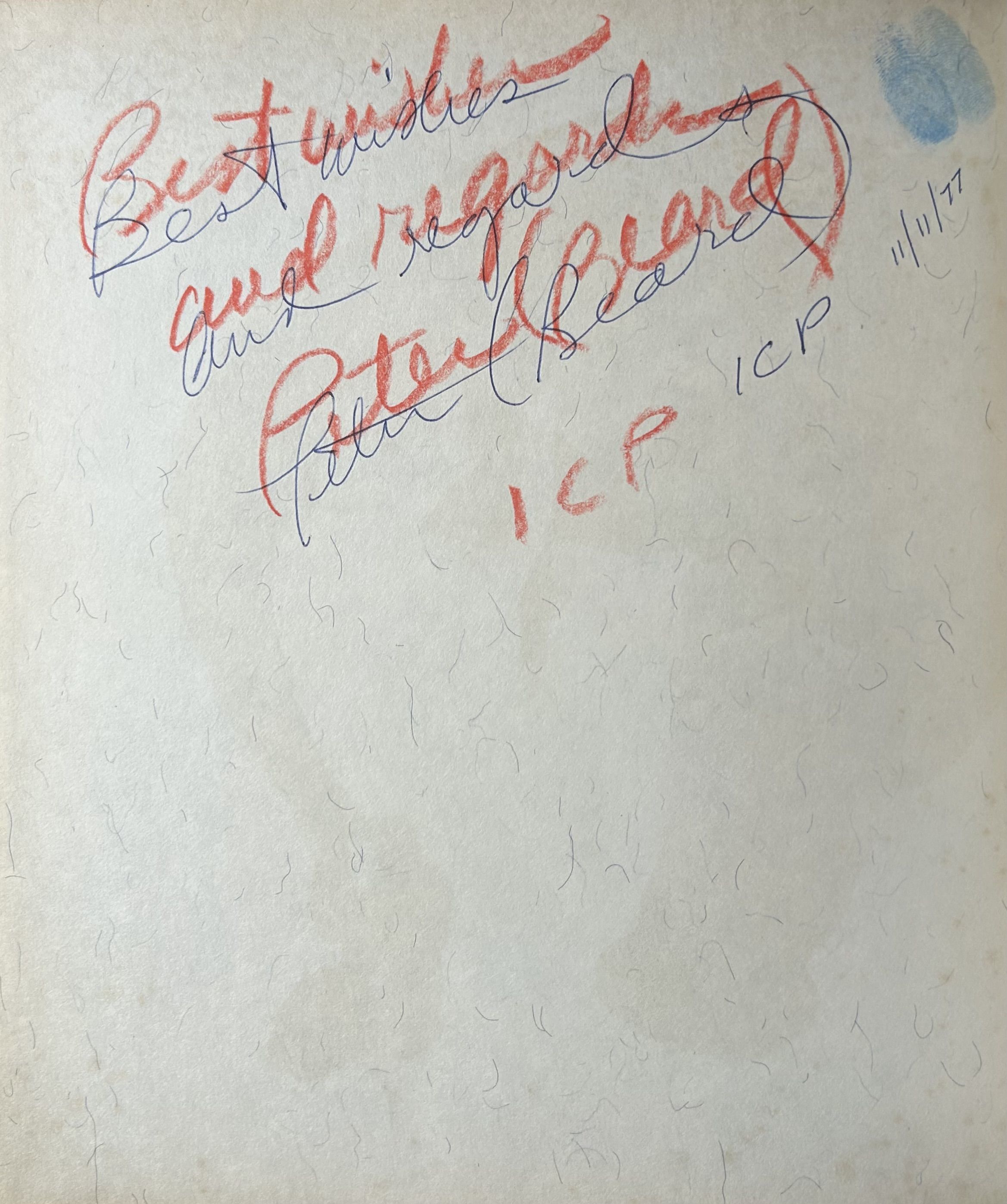 The End of the Game: The Last Word from Paradise. A Pictorial Documentation of the Origins, History, & Prospects of the Big Game in Africa (Signed Special Edition) WITH NSCRIPTION AND FINGERPRINT.