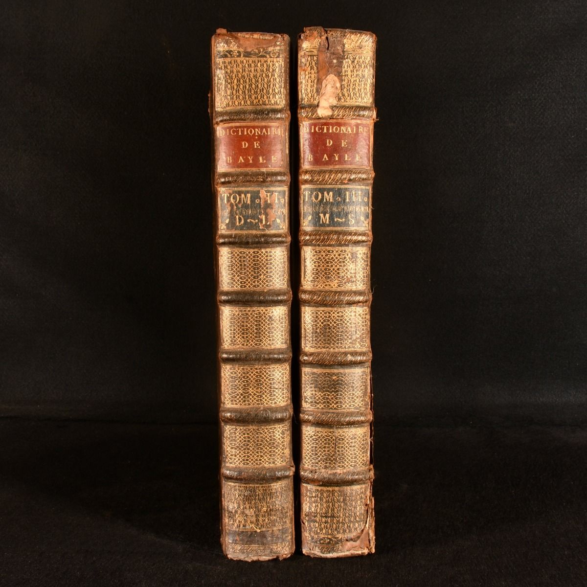 Mr. Pierre Bayle - Dictionaire Historique Et Critique. Tome II: D-L; Tome III: M-S
