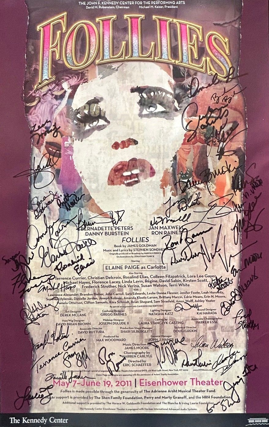 Image for Follies Musical Signed Poster Follies Musical Signed Poster