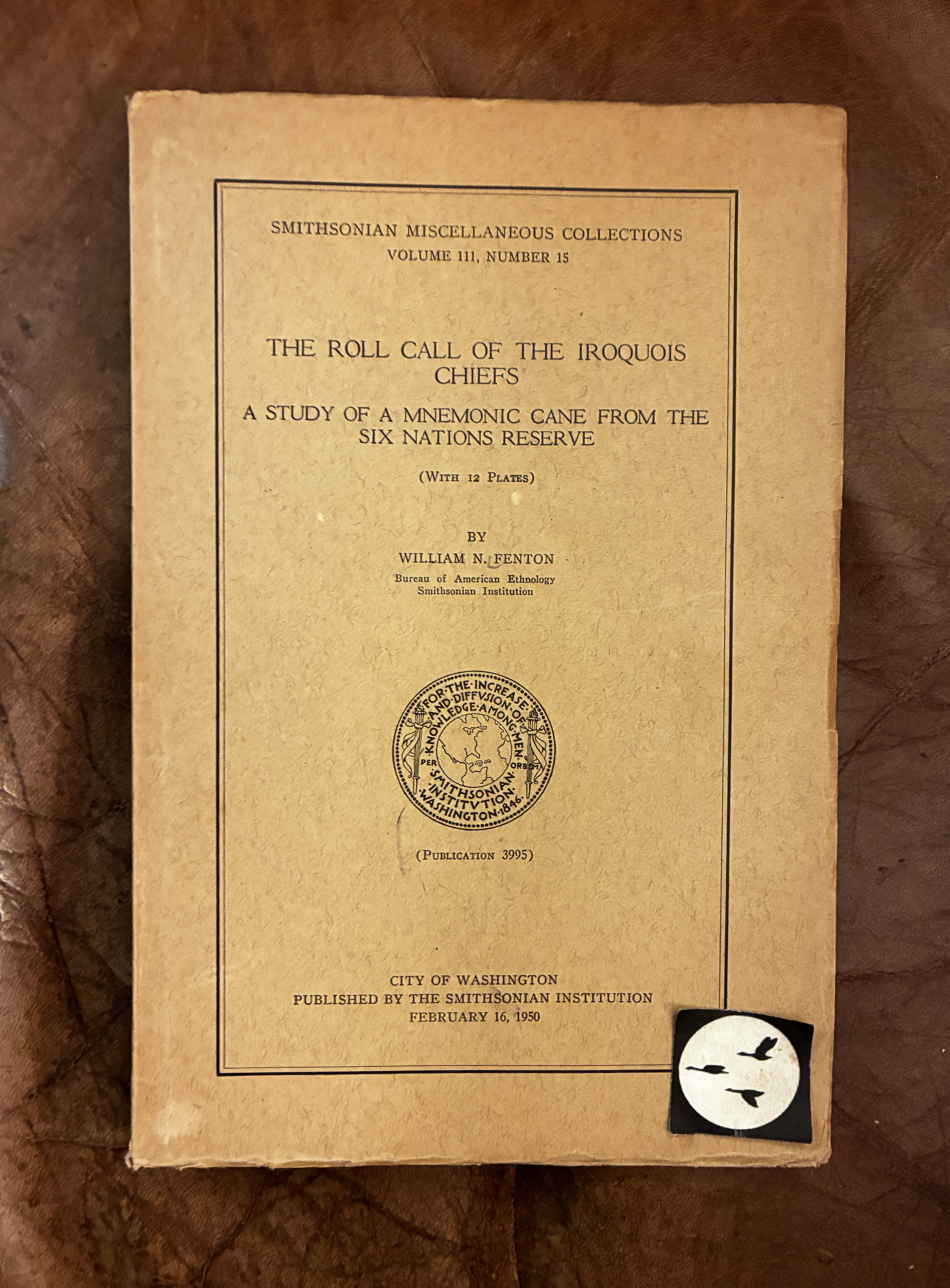 The Roll Call Of The Iroquois Chiefs A Study Of A Mnemonic Cane From The Six Nations Reserve