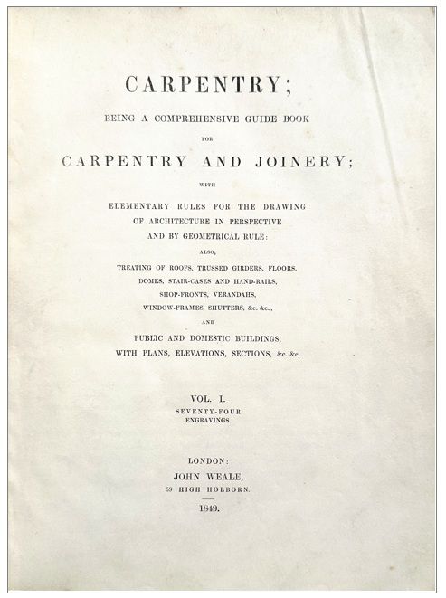Carpenter Code Book Carpentry; being a comprehensive guide book for Carpentry and Joinery ...